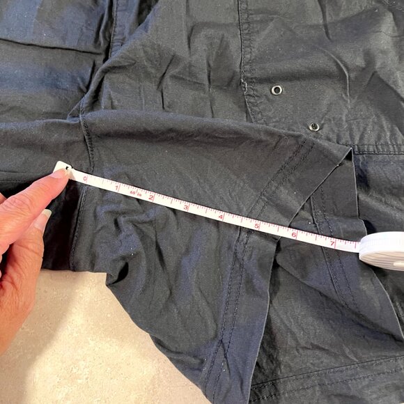 Women's Cargo Shorts Plus size 2x Dark Blue Elastic Waist - Picture 6 of 7